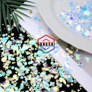 Paillettes et sequins mélangés personnalisables en différentes formes pour le bricolage, la <span class=keywords><strong>couture</strong></span>, la broderie, la fabrication de bijoux, la décoration de mariage et de fête - Product Image 2