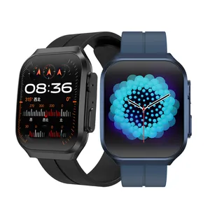 שעון חכם לטיפול בכירים אנדרואיד נתמך כרטיס סים GPS מעקב דופק שעון SOS בריאות קשישים 4g מכשירים לבישים שעון חכם