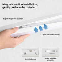 Sistem Lampu Track Magnetik Aluminium DC48V Ultra Tipis Modern dengan CRI Tinggi 92 untuk Penggunaan di Langit-langit