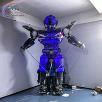 Costume de dessin animé gonflable LED personnalisé, costume de défilé en plein air, costumes de robot gonflables