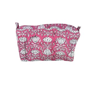 Bolsas de Cosméticos de Algodón Estilo Bohemio, Ligeras y Transpirables, Estampadas a Mano, Bolsas de Aseo para Viaje, para Exteriores y Sala de Estar - Product Image 4