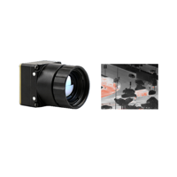 Lensa Mini Besar Resolusi Tinggi Penglihatan Malam Tanpa Pendingin 640*512 USB MIPI CVBS H.265 CMOS Kamera Pencitraan Termal Analog IP54