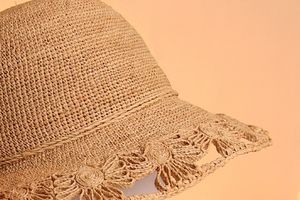 W663, <span class=keywords><strong>sombrero</strong></span> de rafia de Panamá con lavabo redondo hueco, <span class=keywords><strong>sombrero</strong></span> de rafia para mujer, protección solar de viaje de verano, <span class=keywords><strong>sombrero</strong></span> con borde rizado, moda británica, <span class=keywords><strong>sombrero</strong></span> que combina con todo - Product Image 4