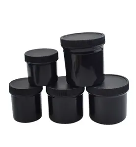 250/1000ml Plastic Large Mouth Sample Inner Lid Sealed Dispense Mask Straight Body Bucket Set Ink Tank cream jar