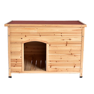 Cuccia per Cani in Legno di Abete, Impermeabile, da Esterno, con Base Rialzata e Vassoio Rimovibile per Facile Pulizia - Product Image 5