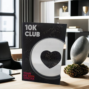 Trofeos Super Honor personalizados <span class=keywords><strong>ELOR</strong></span>, varios estilos con formas de amor hechas de cristal de metal acrílico, su propio logotipo - Product Image 4