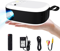 Mini projecteur LED portable N1, résolution native 720P, WiFi 2.4G, Bluetooth 5.0, projection vidéo de 30 à 200 pouces, pour home cinéma et présentations KTV