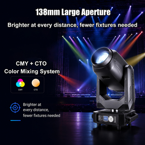 ไฟหัวขยับ LED BSW 3in1 กำลังไฟ 500W พร้อมระบบ CMY CTO แสงบีม สปอต วอช ซูม สำหรับเวที ไนท์คลับ บาร์ ดีเจ ดิสโก้ คอนเสิร์ต งานอีเว้นท์ ขายส่ง รับสั่งทำ - Product Image 4