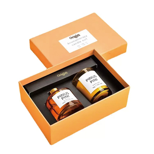 Ambientadores Oem Odm, juego de caja de regalo, difusor de caña de aceite de fragancia, juego de velas perfumadas de soja orgánica, personalizado Natural - Product Image 1