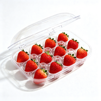 Barquette d'emballage sous vide personnalisable en PET/PP/PS de qualité alimentaire, épaisseur ajustable, logo personnalisé, design divisé, forme sur mesure pour fruits