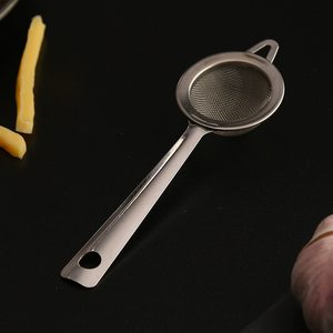 金属<span class=keywords><strong>Colander</strong></span>ステンレスキッチン用多機能ストレーナーハンドヘルドメッシュティーコーヒーストレーナー - Product Image 3