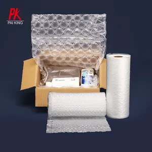 Bolla di aria di Imballaggio Personalizzato Stampato Cuscino D'aria Wrap Rotolo di Plastica Gonfiabile di Trasporto libero Wrap per la cartuccia di toner