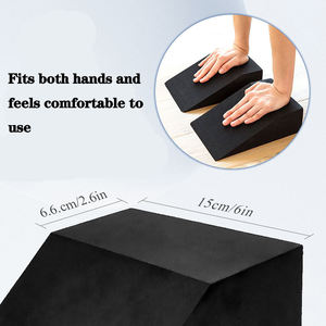 Bloque de Yoga Triangular Negro Antideslizante de Alta Densidad, Ecológico, con Logotipo Personalizado, Bloque de Yoga para Sentadillas - Product Image 5