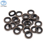 Joints de piston haute pression SPGO SPGW pour cylindres hydrauliques d'excavatrice, bague de glissement résistante à l'usure en PTFE avec joint torique NBR 14x1x2.3mm