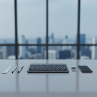 Teclado Ergonómico Inalámbrico Multidispositivo con Interfaz RF, Ultrafino, Tamaño Completo, Soporte para Tablet, Combo de Ratón y Alfombrilla, para Teléfono/Mac - En Stock