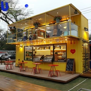 现代预制集装箱咖啡店户外咖啡厅酒吧运输集装箱亭便携式餐厅设计 - Product Image 2
