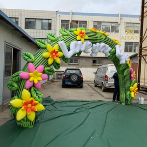 <span class=keywords><strong>Arche</strong></span> de ballons gonflables en forme de fleur de forêt pour la publicité des fleuristes - Product Image 3