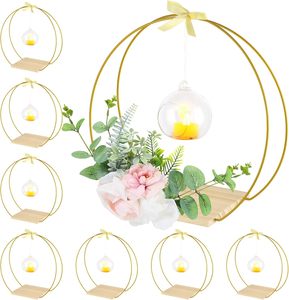 <span class=keywords><strong>Centro</strong></span> <span class=keywords><strong>de</strong></span> <span class=keywords><strong>mesa</strong></span> <span class=keywords><strong>de</strong></span> aro floral con luces <span class=keywords><strong>de</strong></span> velas, centros <span class=keywords><strong>de</strong></span> <span class=keywords><strong>mesa</strong></span> <span class=keywords><strong>de</strong></span> aro floral doble con soporte y luz, macramé <span class=keywords><strong>de</strong></span> metal - Product Image 1