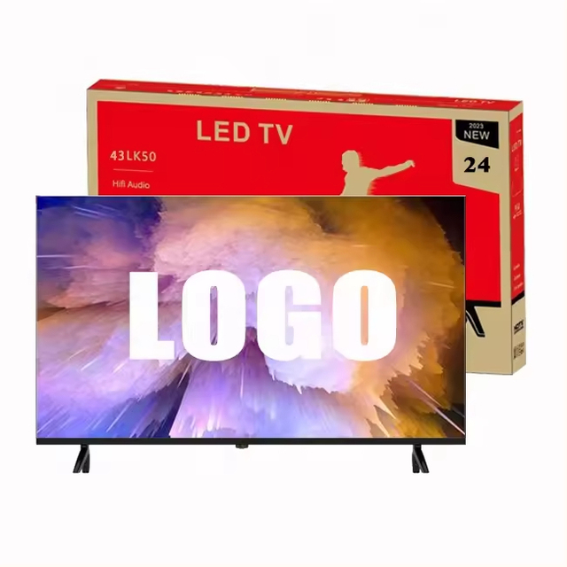Factory Hot Selling Cheap Price Customized 24 Inch LED & LCD Full HD Android Portable Black TV
