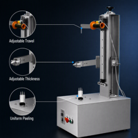 Compacte fruitenschilmachine voor kokosnoot, watermeloen, honingdauw, papaya, squash; schilverwijderaar voor voedselverwerking