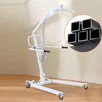 Chaise de transfert de patient électrique robuste, construction en acier, avec options de double batterie pour les soins à domicile et la récupération