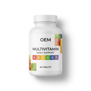 Comprimés multivitaminés OEM ODM pour un soutien quotidien ABCDE B-Complex 60 comprimés Complément alimentaire - Product Image 1