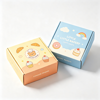 Boîte cadeau de luxe Double Bakery Gold pour biscuits géométriques avec sac en papier, ensemble de six compartiments, emballage personnalisé, vente en gros, conception gratuite