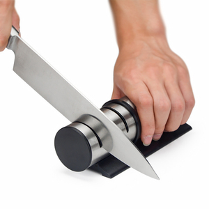Household Sharpening Stone Handheld Knife <b>Sharpener</b> Kitchen Knife with Anti Base - Product Image 4