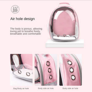 Breathable Transparent Large Oxford and Cloth <b>Pet</b> Travel <b>Bag</b> Comfortable Cat Dog Carrier Backpack for Hiking - Product Image 6