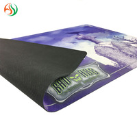 Bantalan Mouse personalisasi kustom, matras Mouse Gaming karet Neoprene ukuran besar dapat disesuaikan