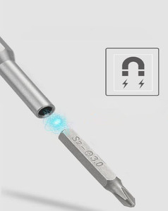 Kit de tournevis magnétique avec embouts Phillips, Torx, Hex, de précision, pour bricolage, démontable, mini, en acier au carbone, avec étui, pour maison intelligente, PC, téléphone - Product Image 5