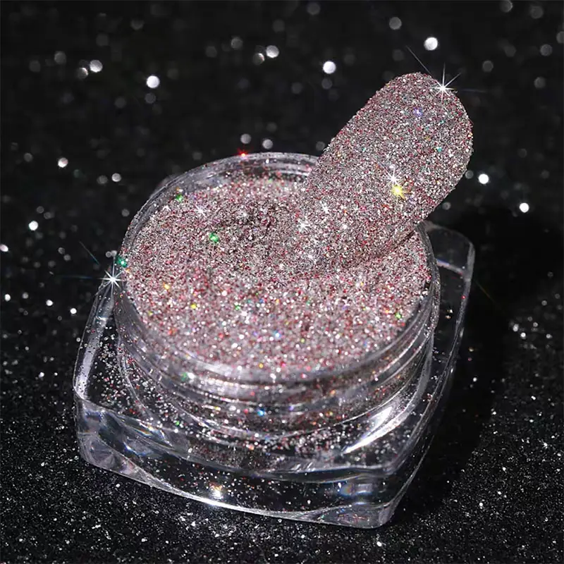 Preço De Atacado Chunky Colorido Diamante Glitter Criar Designs De Unhas Deslumbrantes Usando Glitter Em Pó