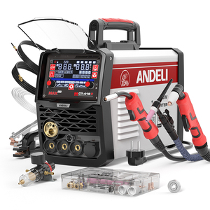 Máquina de Soldadura de Aluminio <span class=keywords><strong>Andeli</strong></span> 2025, Nueva Llegada Directa de Fábrica, 20v Mct-416p 4 en 1 Mig Tig Cut Mma - Product Image 1