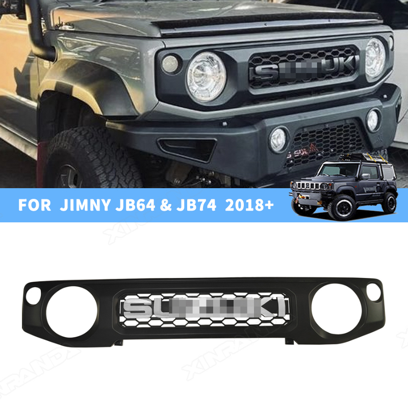 Suzuki Jimny Matte Black Front Grille For Exterior Decoration