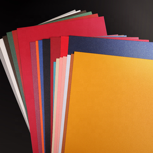 Tùy chỉnh 120g 250gsm Giấy đặc sản ngọc trai kết cấu các tông cuộn hai mặt Pearlescent ánh sáng lung linh sáng bóng bọc giấy gói - Product Image 2