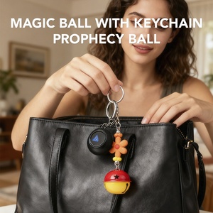 Portachiavi Personalizzato OEM Magic 8 Ball, Mini Sfera della Profezia e della Fortuna - Product Image 4