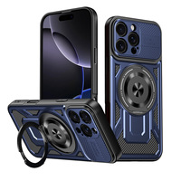 Coque LeYi robuste testée contre les chutes avec support anneau, protection hybride 2-en-1 ultra-résistante pour iPhone 15 16 17 Pro Max Air
