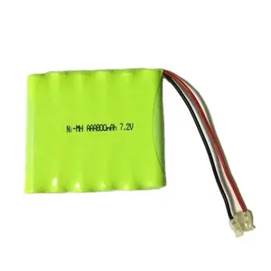 Nikel Metal hidrit piller AAA 7.2V 4200Mah şarj edilebilir NI-MH pil paketi için oyuncaklar