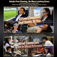 Lunettes de réalité augmentée, casque portable, écran d'affichage vidéo 3D, dioptrie réglable, lunettes intelligentes pour jeux mobiles