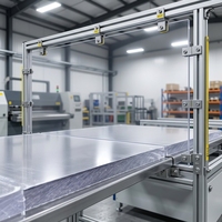 Plaque solide en polycarbonate transparent 2mm-20mm, plaque PC anti-UV pour protection de machines industrielles