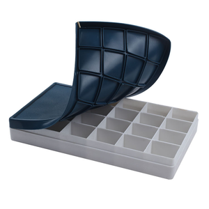 Meilleure vente 24 boîte à palettes en plastique étanche à l'air pour puits profond couvercle souple pour aquarelle <span class=keywords><strong>gouache</strong></span> peinture <span class=keywords><strong>acrylique</strong></span> à l'huile économiseur de peinture d'artiste - Product Image 1