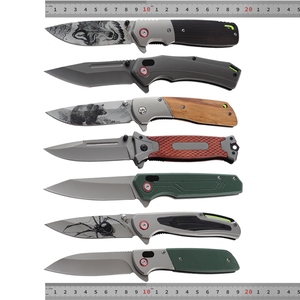 มีดพับพกพาใบมีดเหล็กเรืองแสงในที่มืด ขายดี รับผลิตตามสั่ง ขายส่ง สำหรับตั้งแคมป์ ล่าสัตว์ และกิจกรรมกลางแจ้ง - Product Image 6