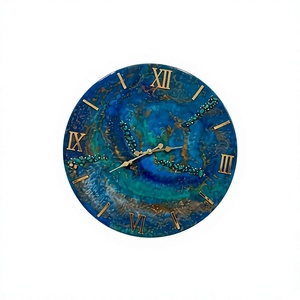 DAFNI BIG PAZAR Metal Analog Wall <b>Clock</b> with <b>Digital</b> Printing - Product Image 1
