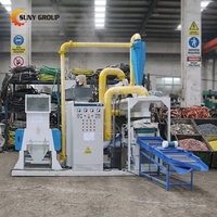 Machine de recyclage de câbles, granulateur de fils de cuivre pour le recyclage des faisceaux de câblage automobile