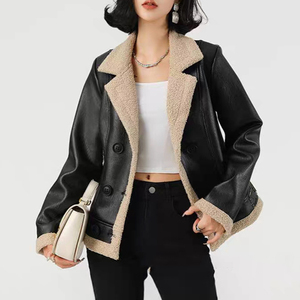 Ajouter un <span class=keywords><strong>manteau</strong></span> en <span class=keywords><strong>cuir</strong></span> épais polaire femmes nouvelle veste en <span class=keywords><strong>cuir</strong></span> d'hiver pour femmes fourrure PU un <span class=keywords><strong>manteau</strong></span> en <span class=keywords><strong>cuir</strong></span> <span class=keywords><strong>femme</strong></span> - Product Image 1