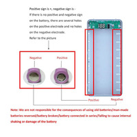 8*18650 boîtiers de batterie externe support de batterie double USB Type C Charge coque de bricolage 18650 boîtier de batterie boîte de rangement