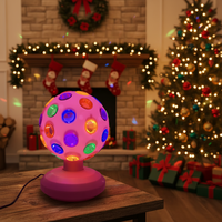 Disco-Weihnachtsparty-Licht Liebesgeschenk USB Mini LED Stroboskop-Licht Magische Kugel Mehrfarbige Tanz-Atmosphäre Nachtlicht für Zuhause