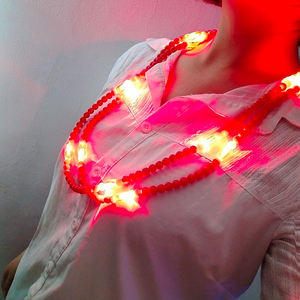 Collar de Cuentas LED Intermitentes Coloridas para Fiesta de <span class=keywords><strong>Mardi</strong></span> <span class=keywords><strong>Gras</strong></span> - Product Image 3