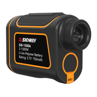 Télémètre laser portable SNDWAY SW-600A, portée 600 m, grossissement 6,0x/7,0x, protection IP54, pour golf, chasse, mesure de vitesse, télescope