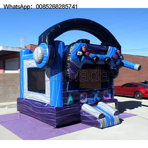 Château rebondissant extérieur de mini de PVC maison gonflable pourpre de rebond de qualité marchande - Product Image 1